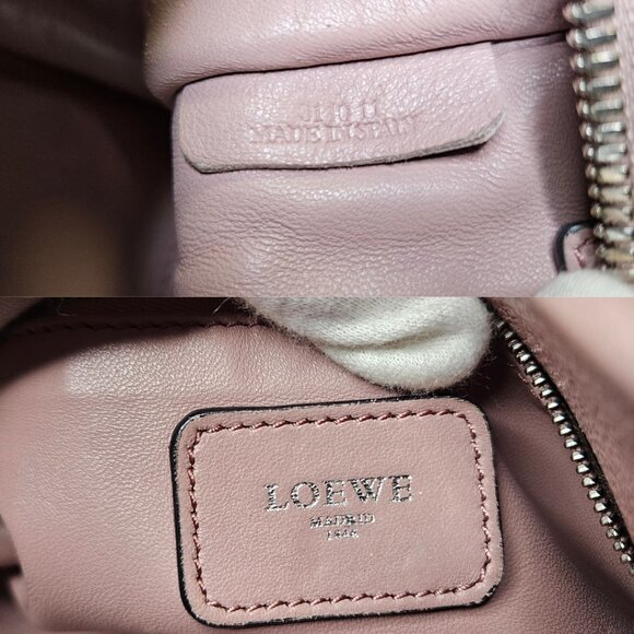 Authentic Loewe Calf Leather Amazona Bag in Mauve - Picture 2 of 16